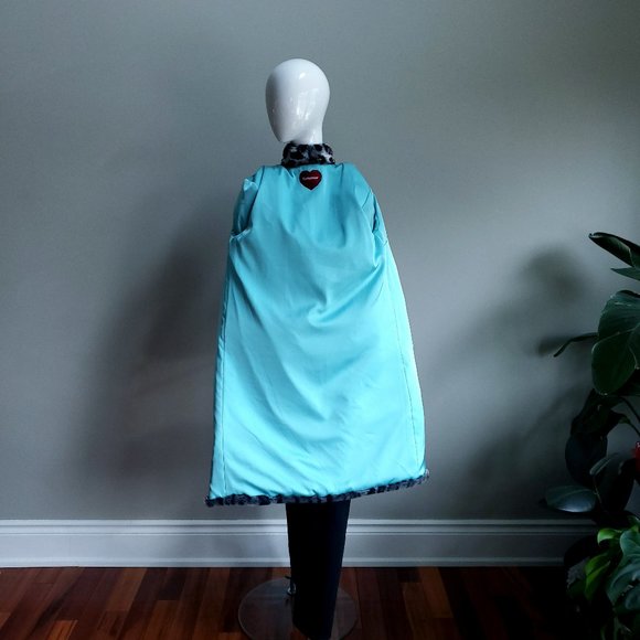 Faux Fur Snow Leopard Coat. NWT Soft + Luxe Winter Staple - Picture 5 of 6